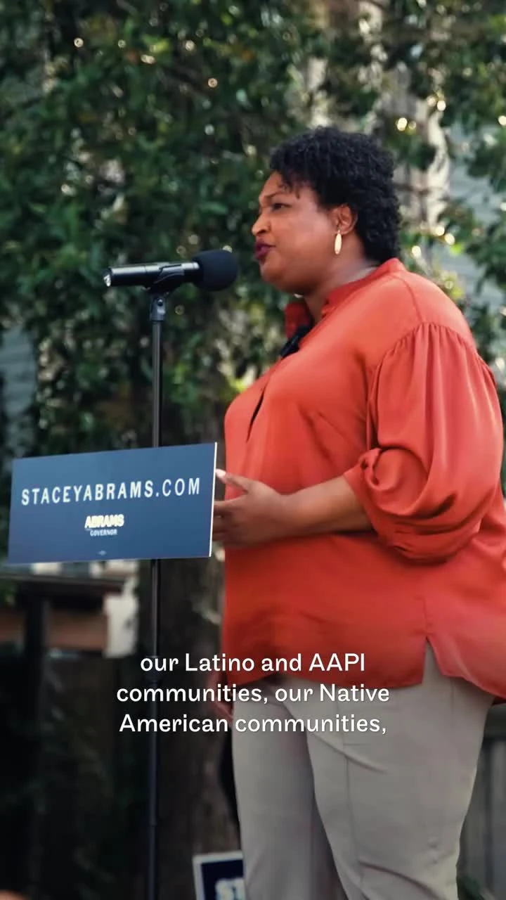 Stacey Abrams - One Georgia   Facebook